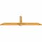 Ekena Millwork Eugene Rough Sawn Timber Gable Bracket, Western Red Cedar, 108"W x 31 1/2"H x 4"D x 6"F, 7/12 Pitch GBW108X31X0406EUG00RWR - alternate 4